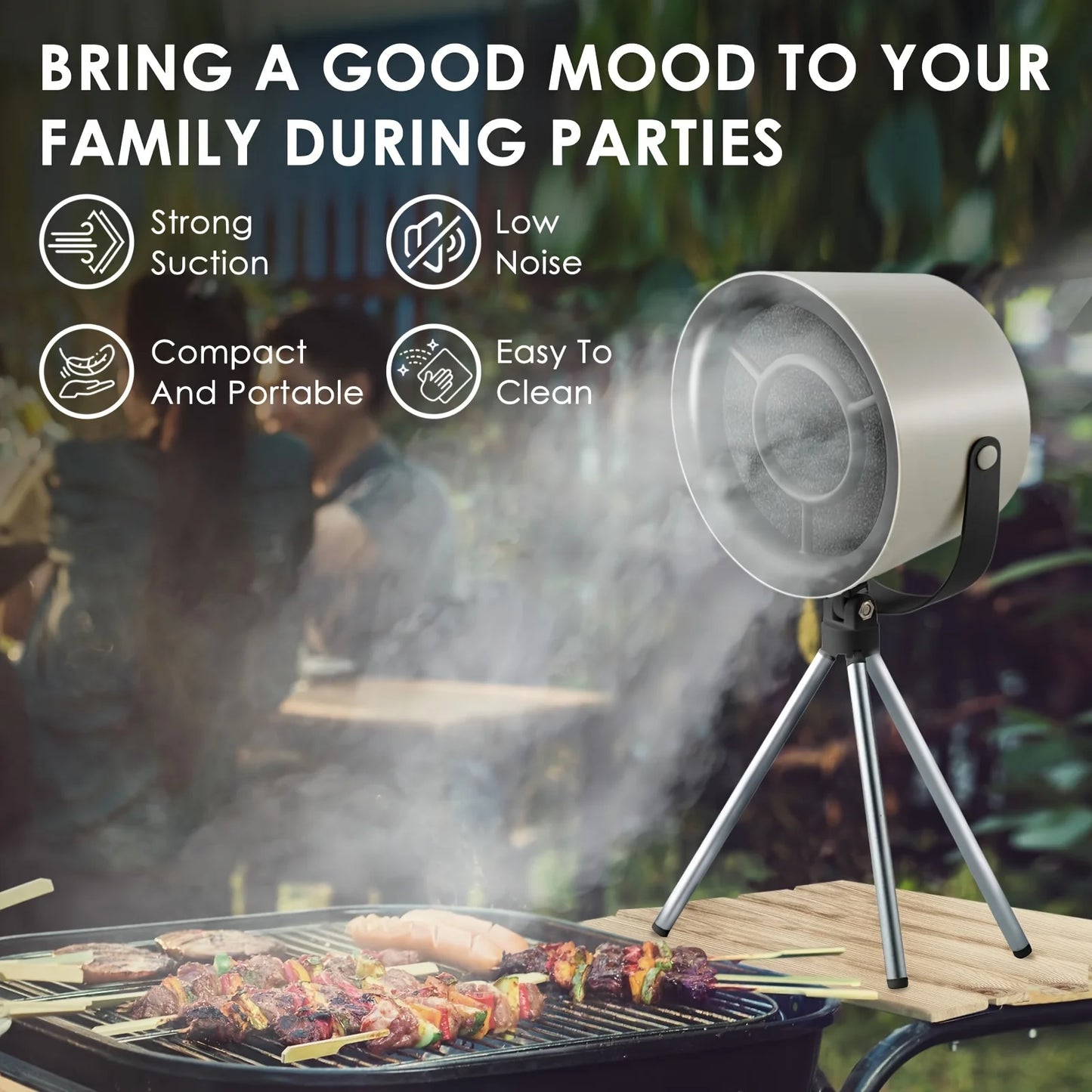 USB Desktop Range Hood β Portable Cooker Hood with Large Suction for Small Kitchens & BBQ