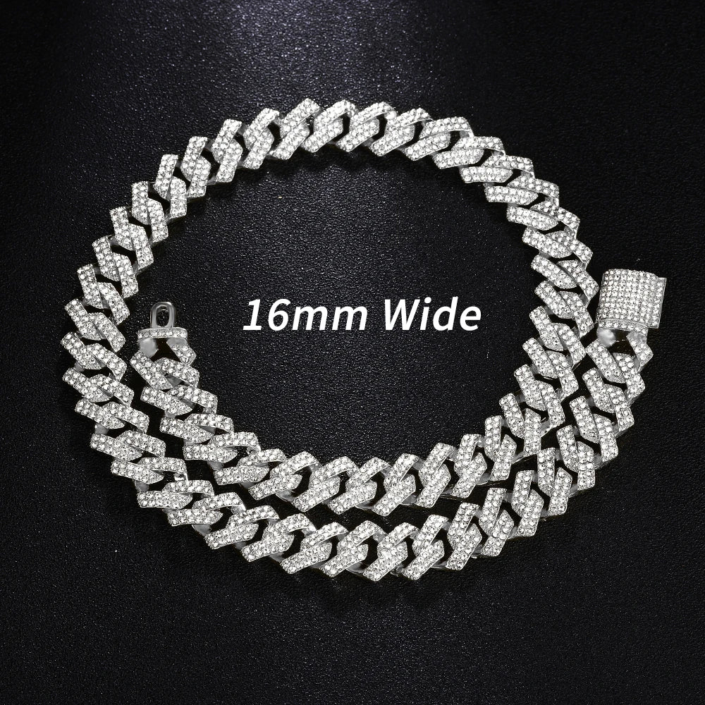BlingCuban Set β Gold Cuban Chain Watch & Bracelet for Men