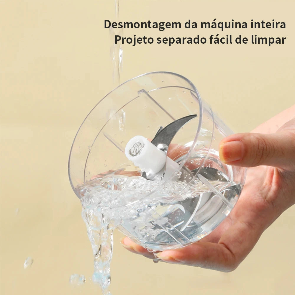 Mini Chopper – USB Rechargeable Food Grinder (250ml)
