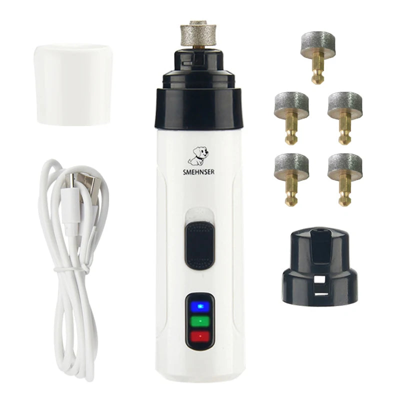 Rechargeable Electric Pet Nail Grinder β USB Charging Nail Trimmer for Dogs & Cats