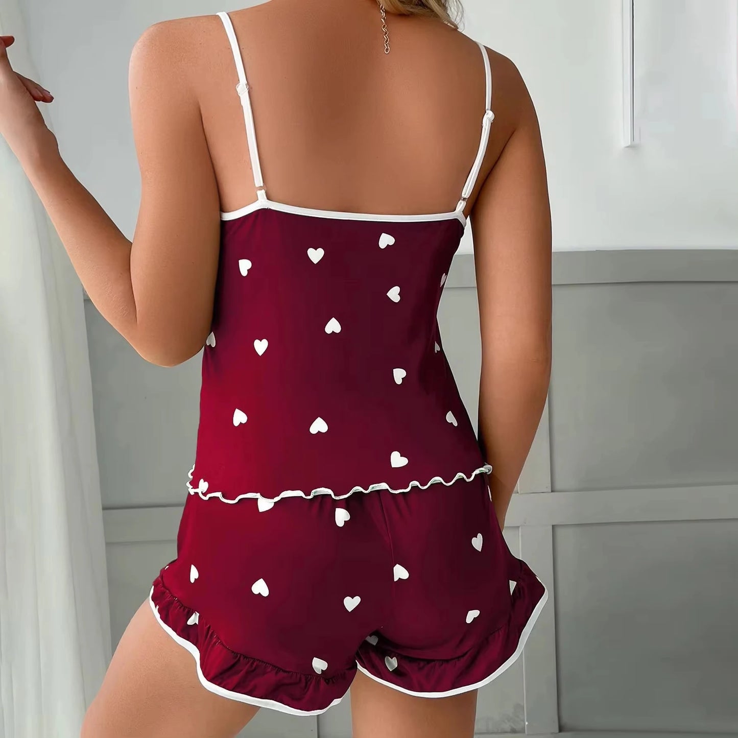 BreezyBloom – Plus Size Summer Pajama Set
