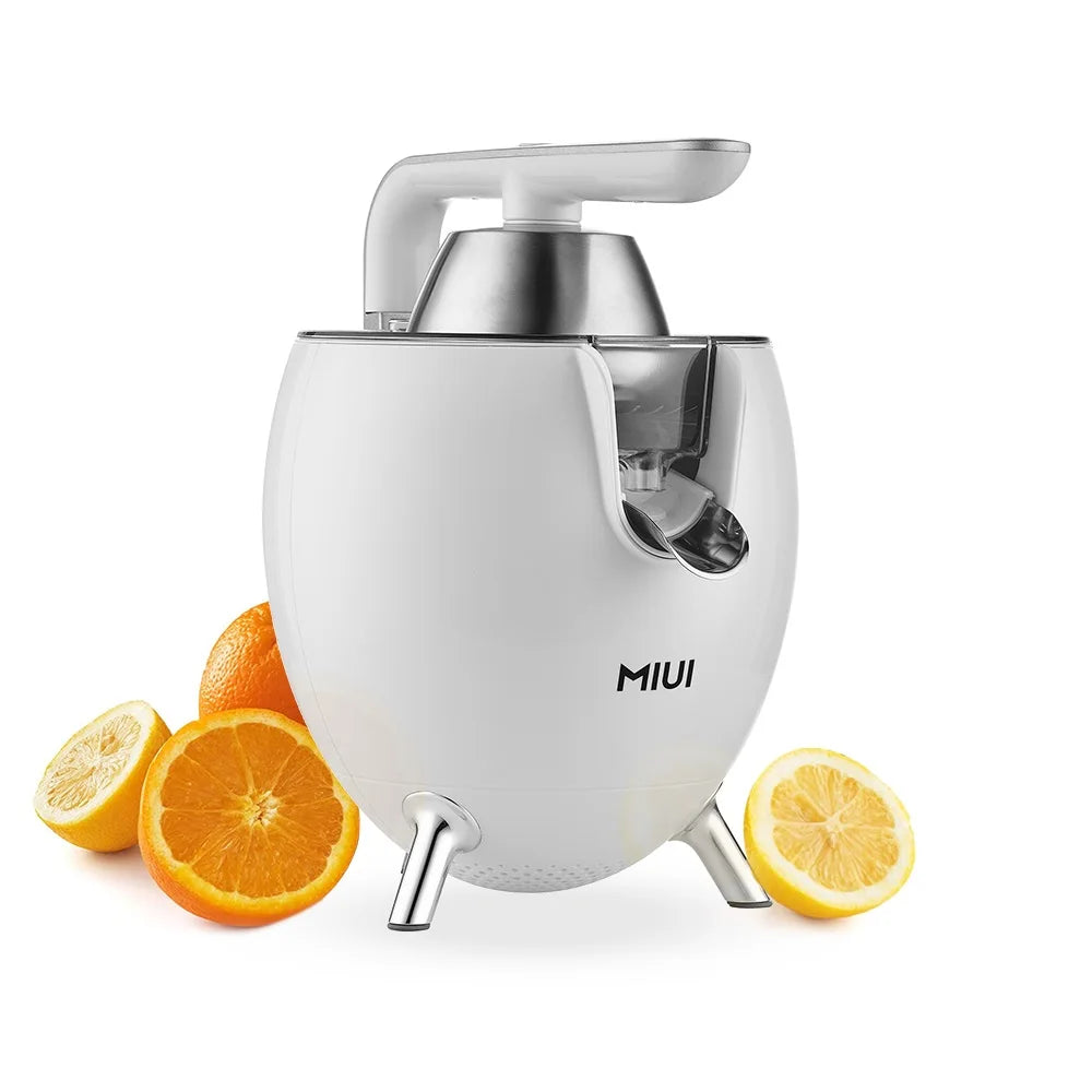 MIUI 850W Citrus Juicer β Stainless Steel Electric Orange & Lemon Press with Die-Cast Handle