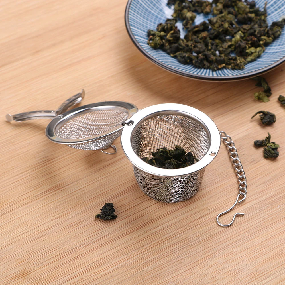 Tea Ball β Stainless Steel Mesh Spice & Herbal Strainer