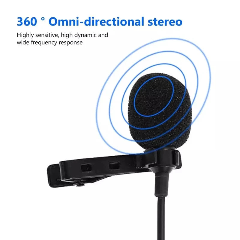 VocoMini β 1.5m Portable Lavalier Clip-On Microphone