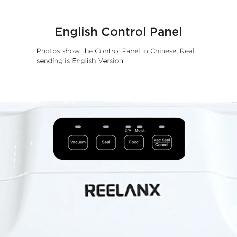 REELANX V1 Vacuum Sealer β 140W Automatic Food Packing Machine with 15 Bags
