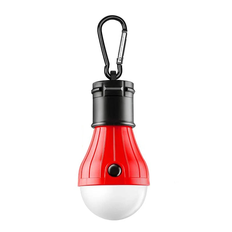 Portable LED Camping Light β Mini Hanging Bulb with 3 Modes & Hook
