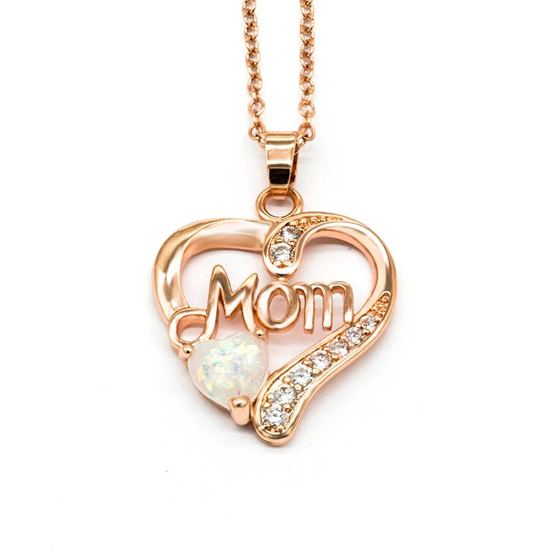 BlossomLove – Mother’s Day Pink Flower Pendant Necklace