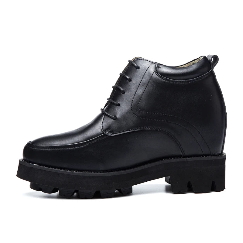 ElevateMax 16cm β Invisible Height Boost Leather Shoes