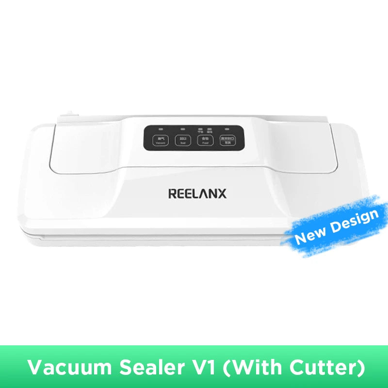 REELANX V1 Vacuum Sealer β 140W Automatic Food Packing Machine with 15 Bags
