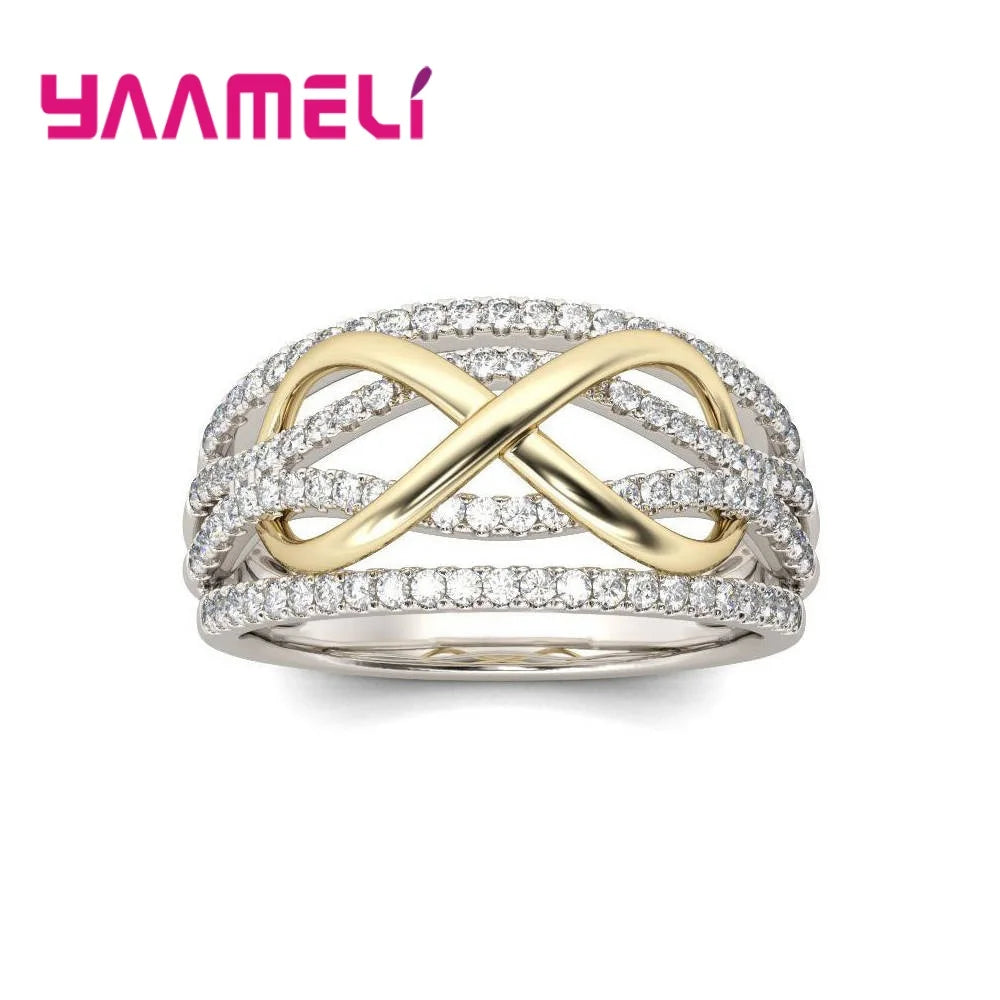 EternaLove β 925 Sterling Silver Infinity Promise Ring