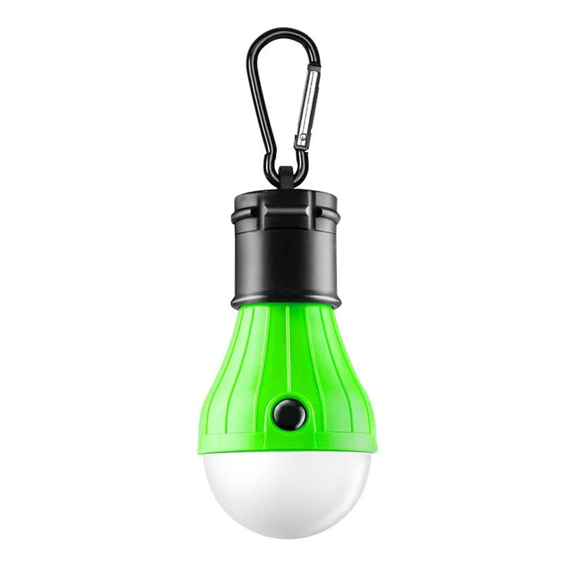 Portable LED Camping Light β Mini Hanging Bulb with 3 Modes & Hook