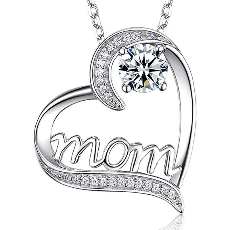 BlossomLove – Mother’s Day Pink Flower Pendant Necklace