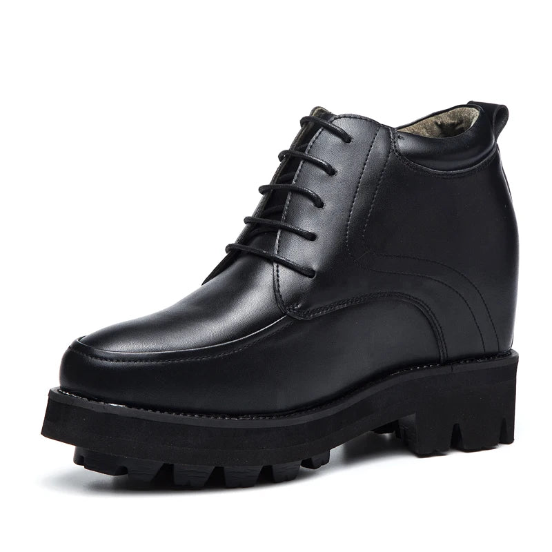 ElevateMax 16cm β Invisible Height Boost Leather Shoes