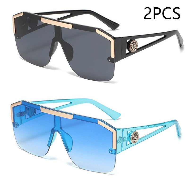 Oversized Square UV400 Sunglasses β Unisex Gradient Sports & Driving Eyewear