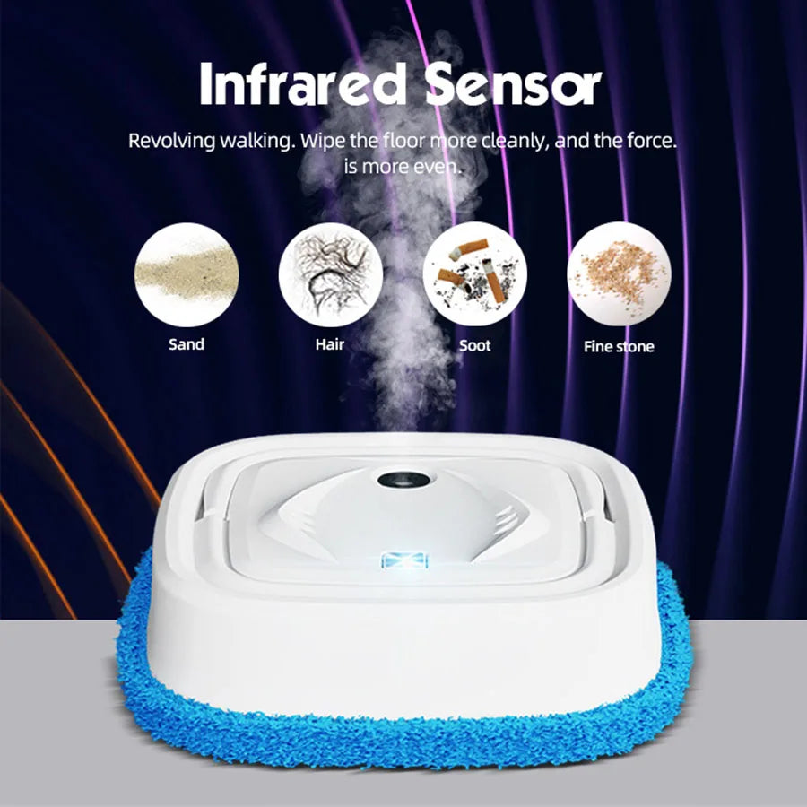 Smart Robot Vacuum & Mop Combo β USB Charging, Self-Charging, Pet Hair Cleaner