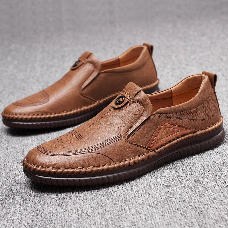RetroPenny β Handmade Genuine Leather Loafers