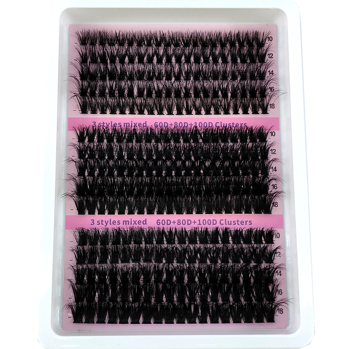 FluffFlex β 5D DIY Lash Clusters Set (15 Rows)