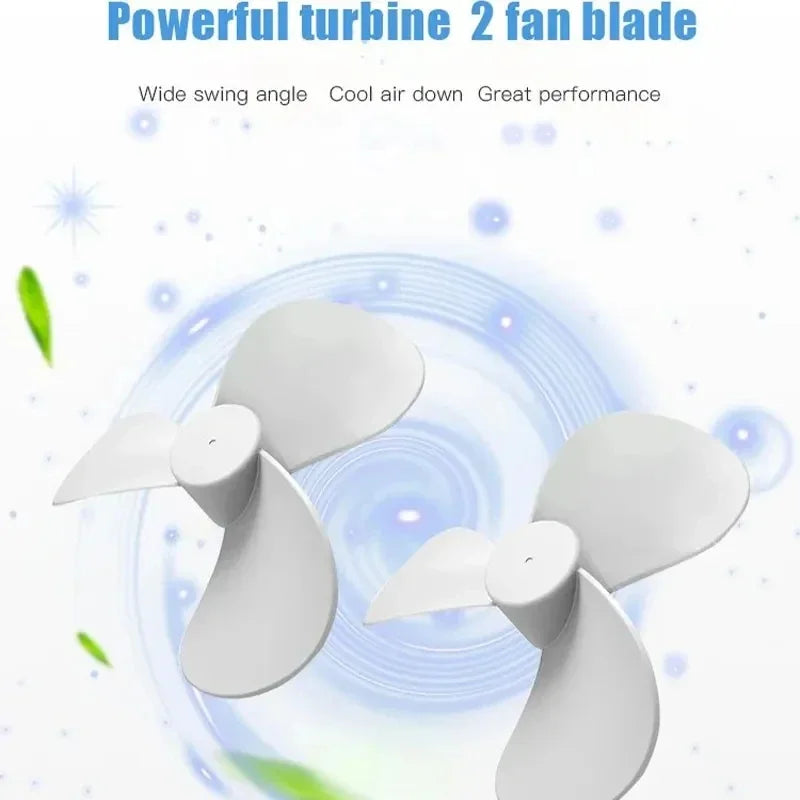 2025 USB Mini Air Cooler β Portable Mist Fan & Humidifier for Home or Office