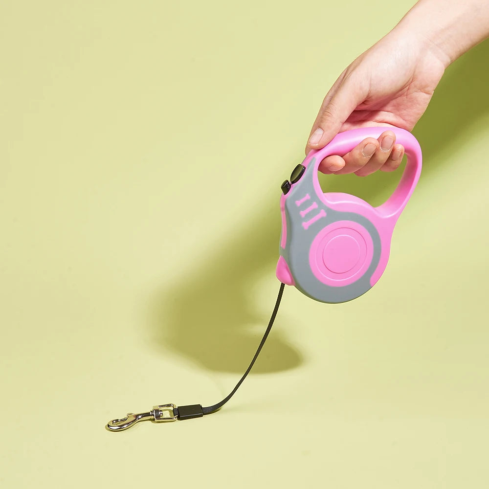 3M/5M Retractable Leash for Small Dogs & Cats β Durable Nylon Walking Lead