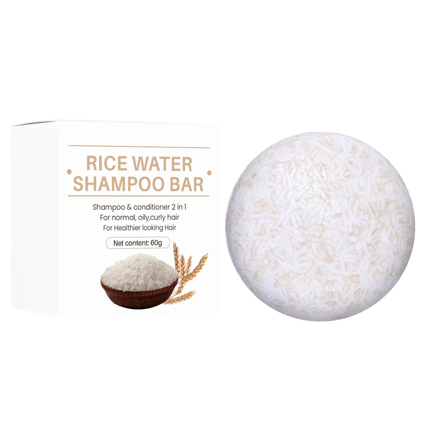 Rice Shampoo Bar β Organic Hair Growth & Nourishing Soap