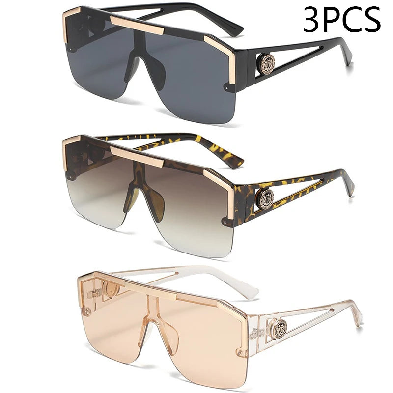 Oversized Square UV400 Sunglasses β Unisex Gradient Sports & Driving Eyewear