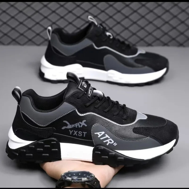 FlexStride 2025 – Men’s Soft Sole Breathable Running Shoes