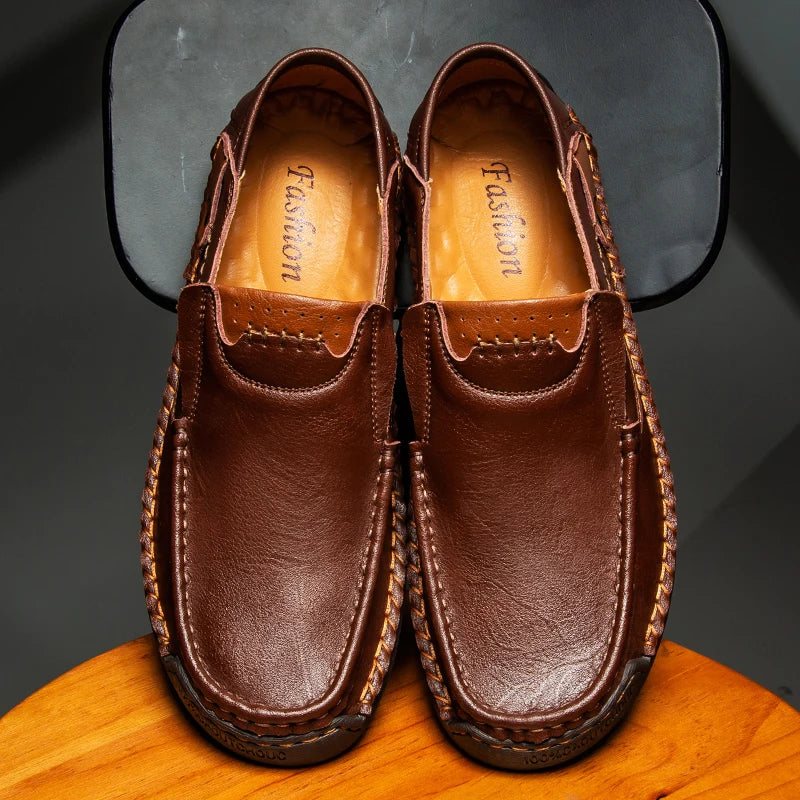EasyStep – Handmade Men’s Casual Leather Loafers