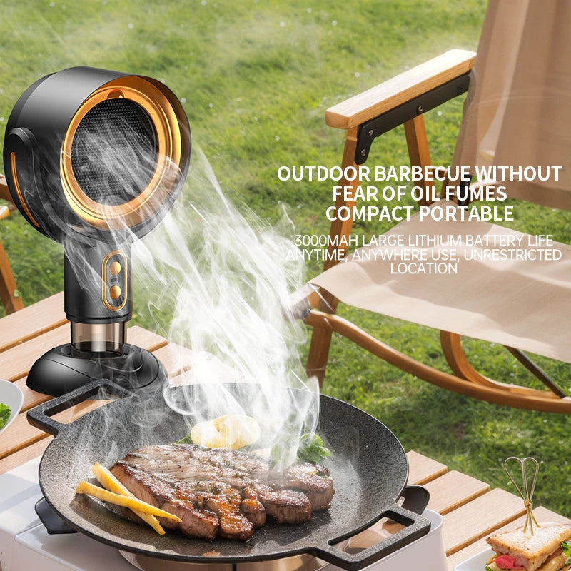 Portable Mini Desktop Range Hood β Powerful Countertop Exhaust Fan for Kitchen & Camping