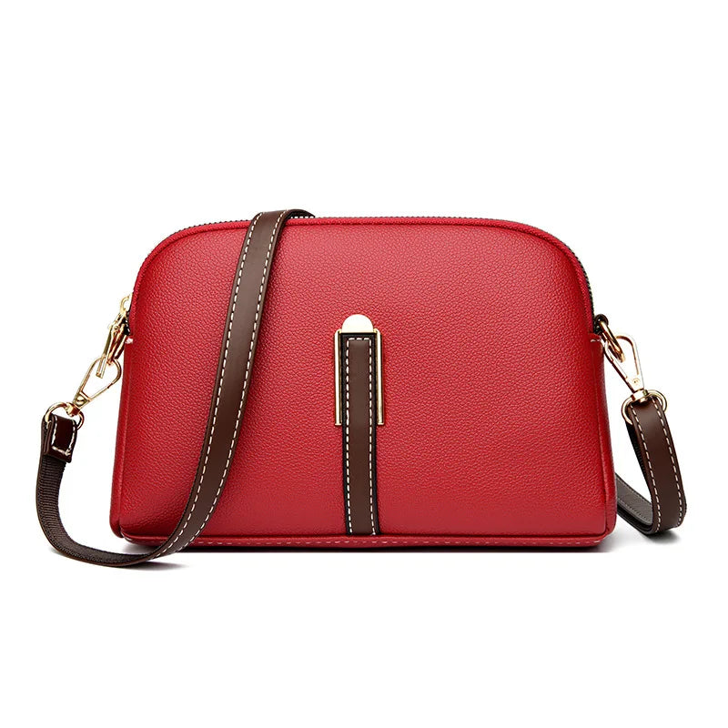PrimeFlap β Genuine Cowhide Leather Crossbody Shoulder Bag