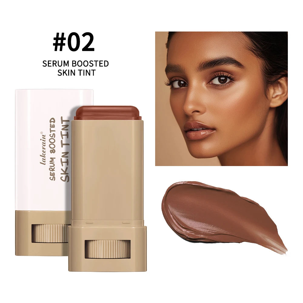 Serum-Infused Foundation Stick β Balm Texture, High Coverage & Skin-Boosting Glow