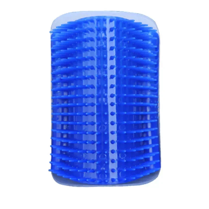Cat Corner Brush & Scratching Tower β Self-Grooming Tree with Scratcher & Sandbox Base