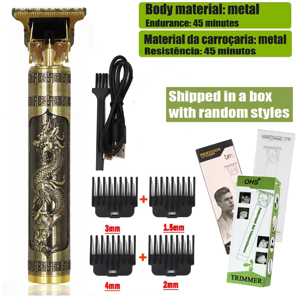 TrimEdge T9 β Zero-Gap Electric Hair & Beard Clipper for Men