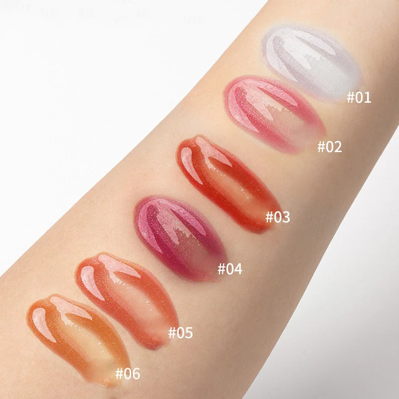 MAGIC CASA 6-Piece Water-Gloss Jelly Lip Oil Set β Plumping & Hydrating