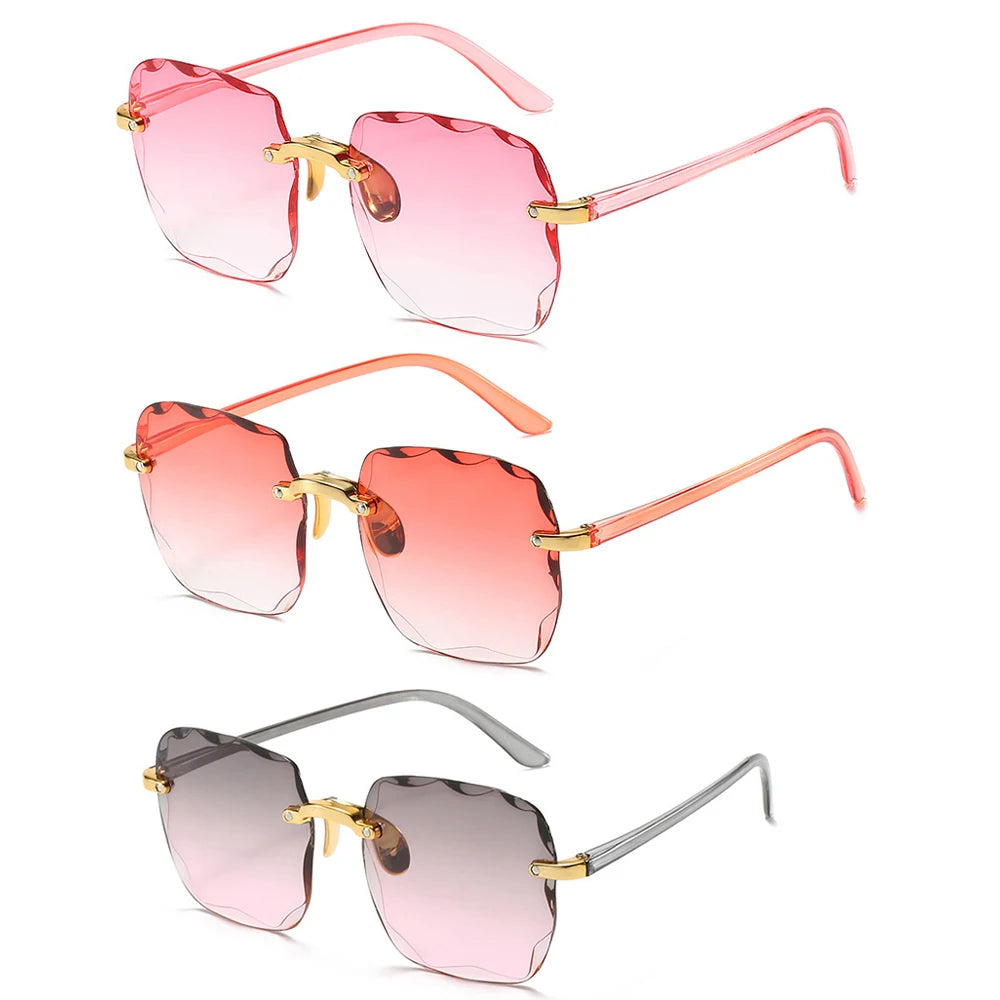 Eleglare β Rimless Gradient Sunglasses for Women