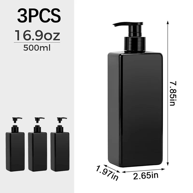 Soap Dispenser β 500ml Refillable Bottle with Labels