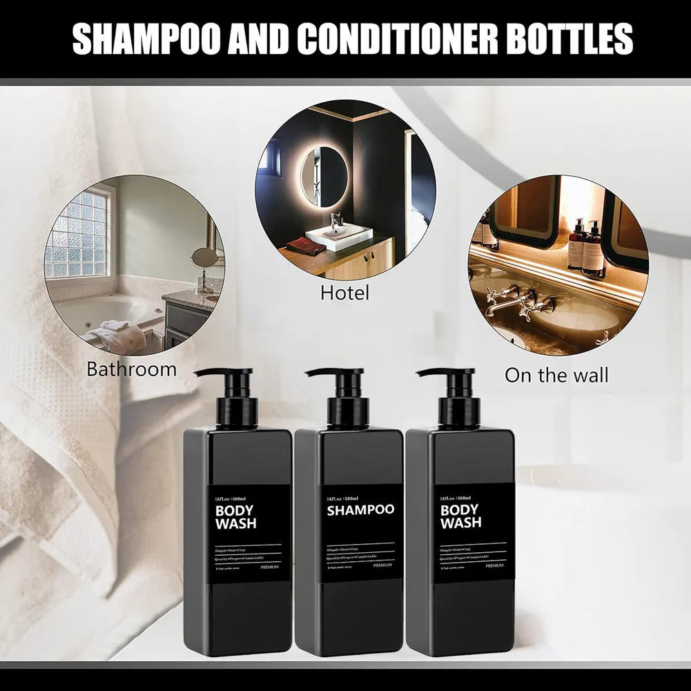 Soap Dispenser β 500ml Refillable Bottle with Labels