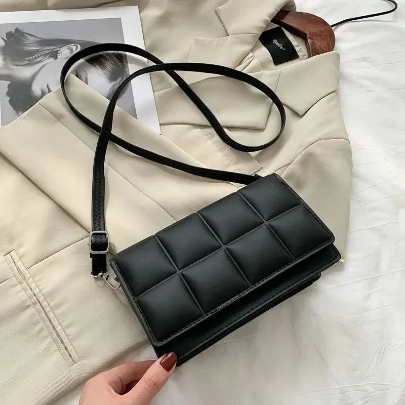 Classic PU Leather Crossbody Shoulder Bag for Women