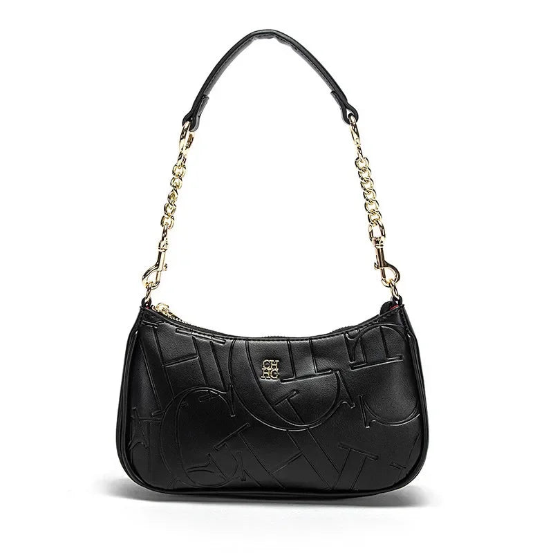 CH Luxe Retro β Classic Printed Armpit Handbag