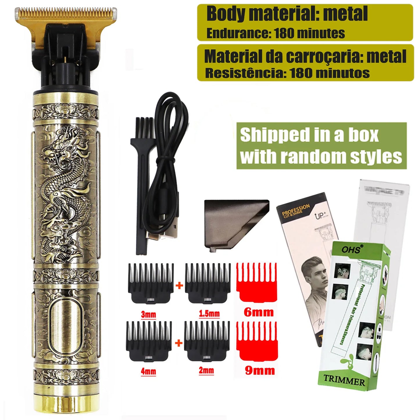 TrimEdge T9 β Zero-Gap Electric Hair & Beard Clipper for Men