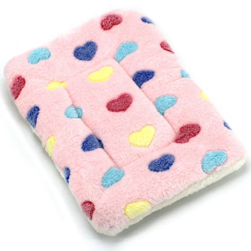 Soft Fleece Pet Bed Mat β Warm Blanket Cushion for Cats & Small Dogs