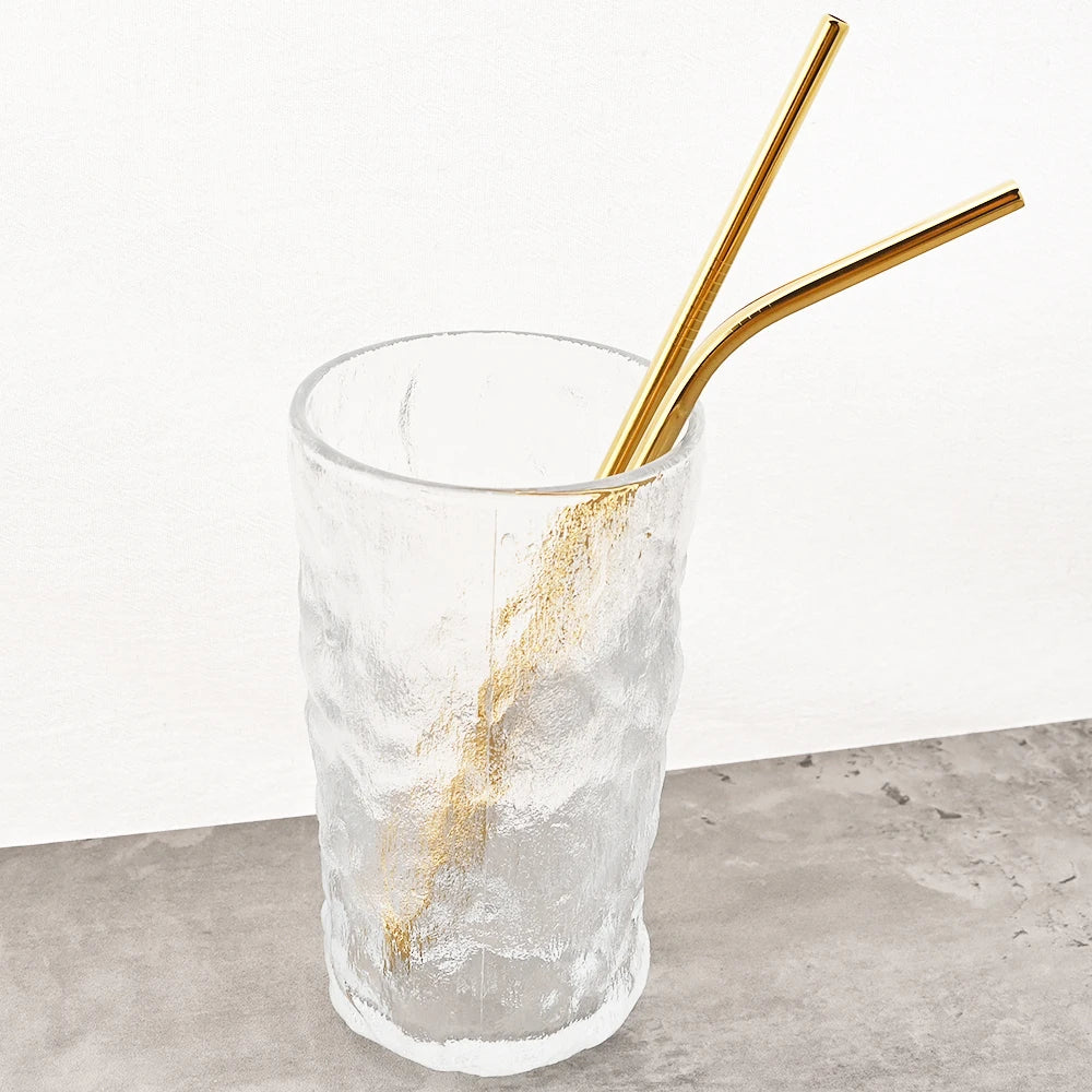 Metal Straws β Reusable 304 Stainless Steel Set with Brush