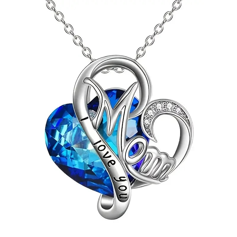 BlossomLove – Mother’s Day Pink Flower Pendant Necklace