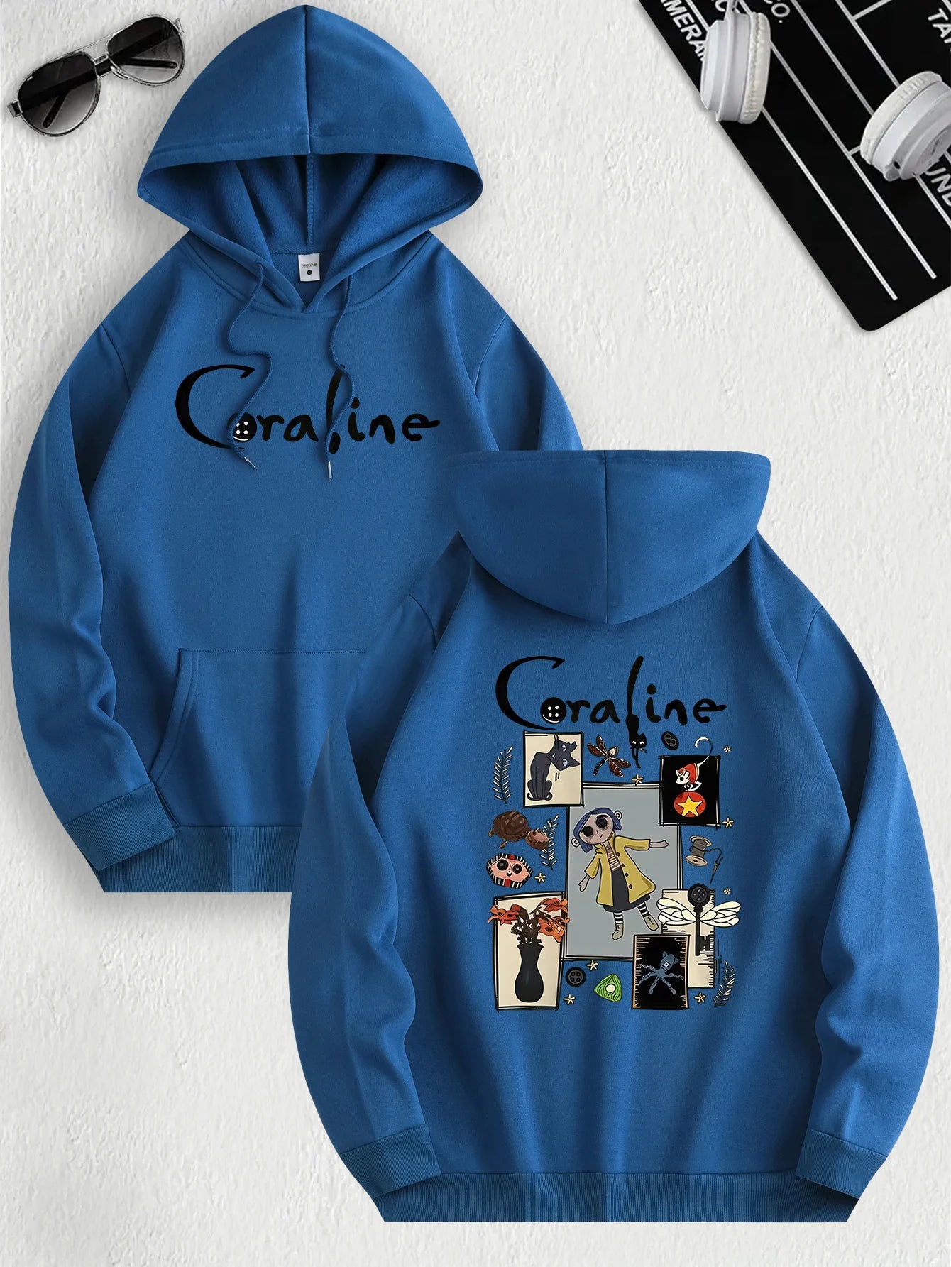 CoralineVibe – Casual Hoodie Pullover