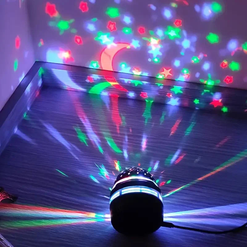 StarGlow Magic โ USB Rechargeable Rotating Night Light Projector