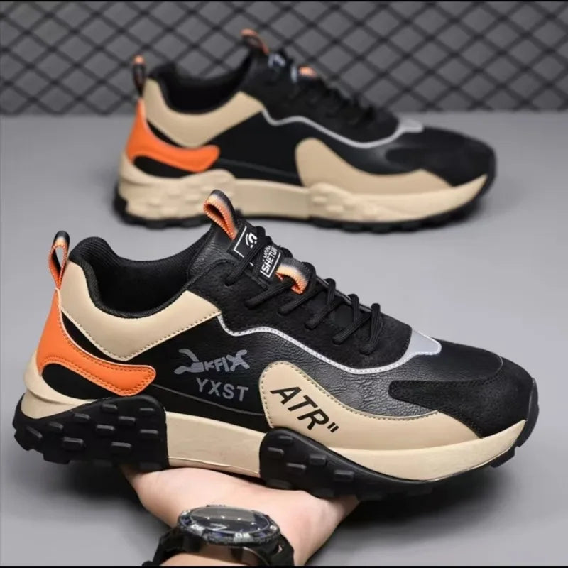 FlexStride 2025 – Men’s Soft Sole Breathable Running Shoes