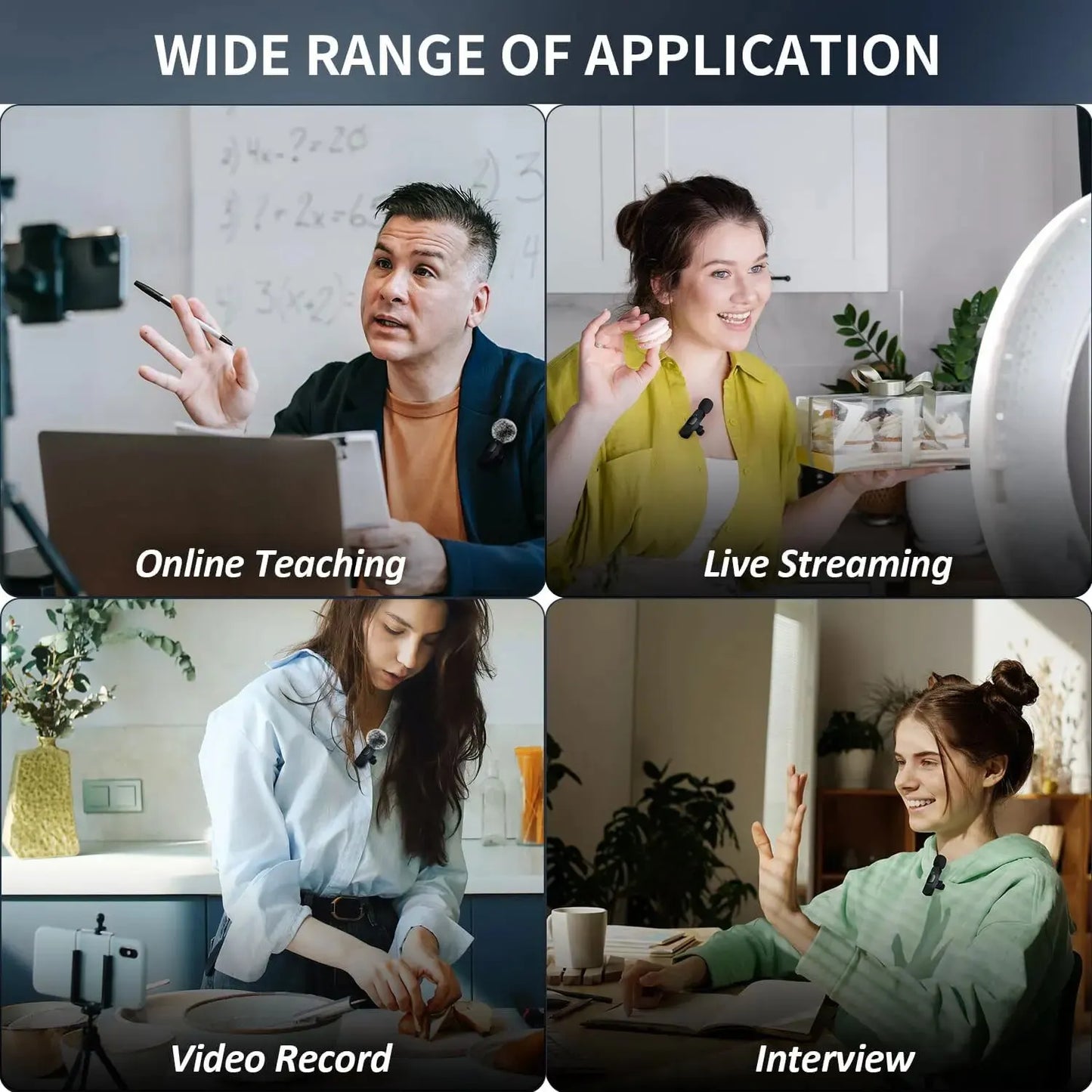 AirMic Mini โ Wireless Lavalier Microphone for iPhone, Android & Laptop