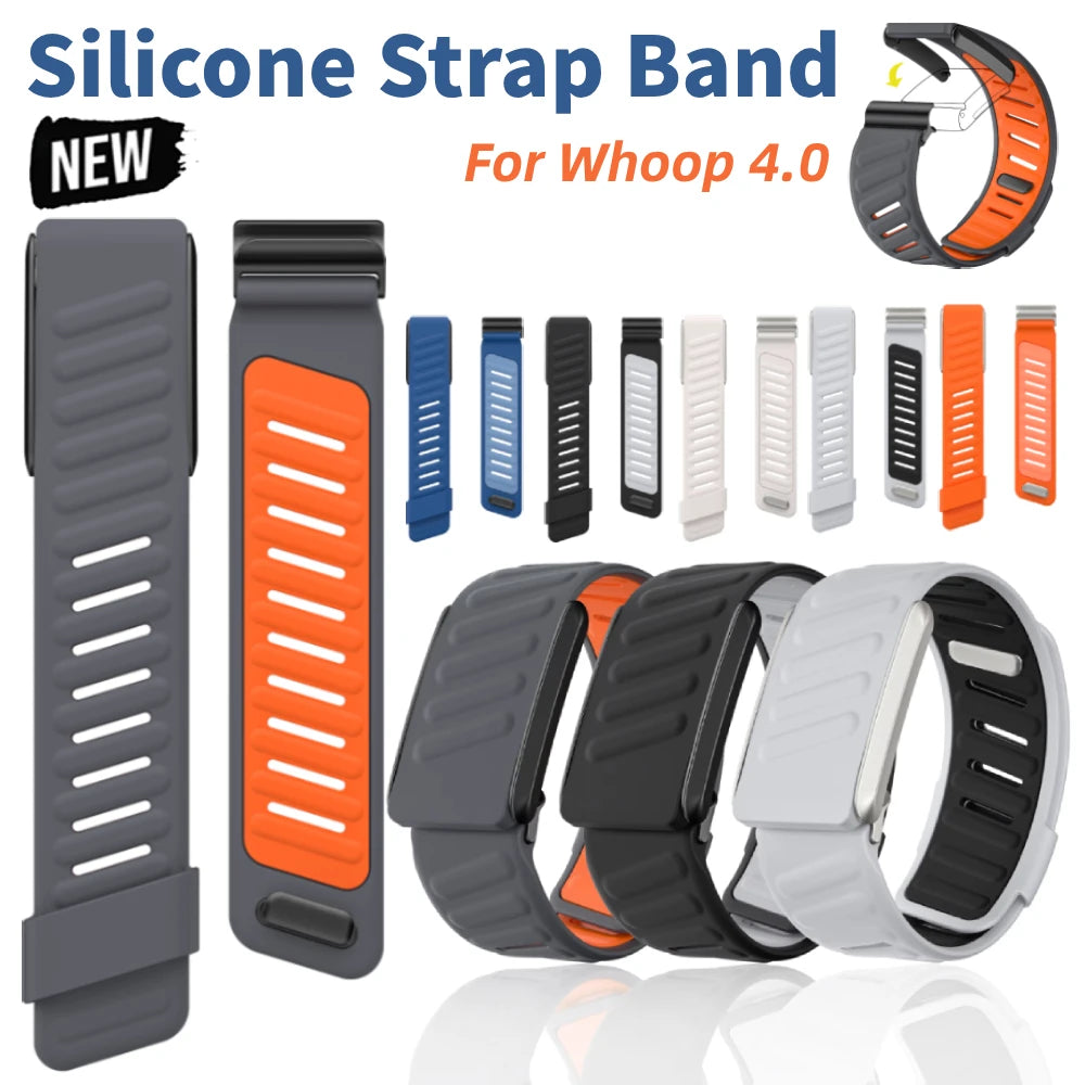 SportFlex Silicone Replacement Strap β For WHOOP 4.0 Fitness Tracker