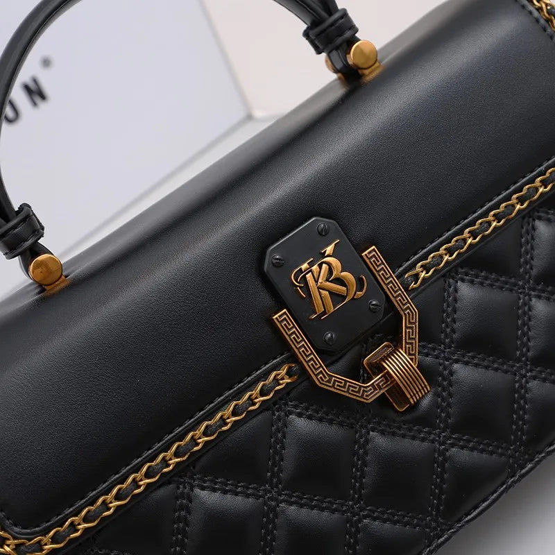 DiamondGrid β 2025 High-End Small Square Crossbody Bag