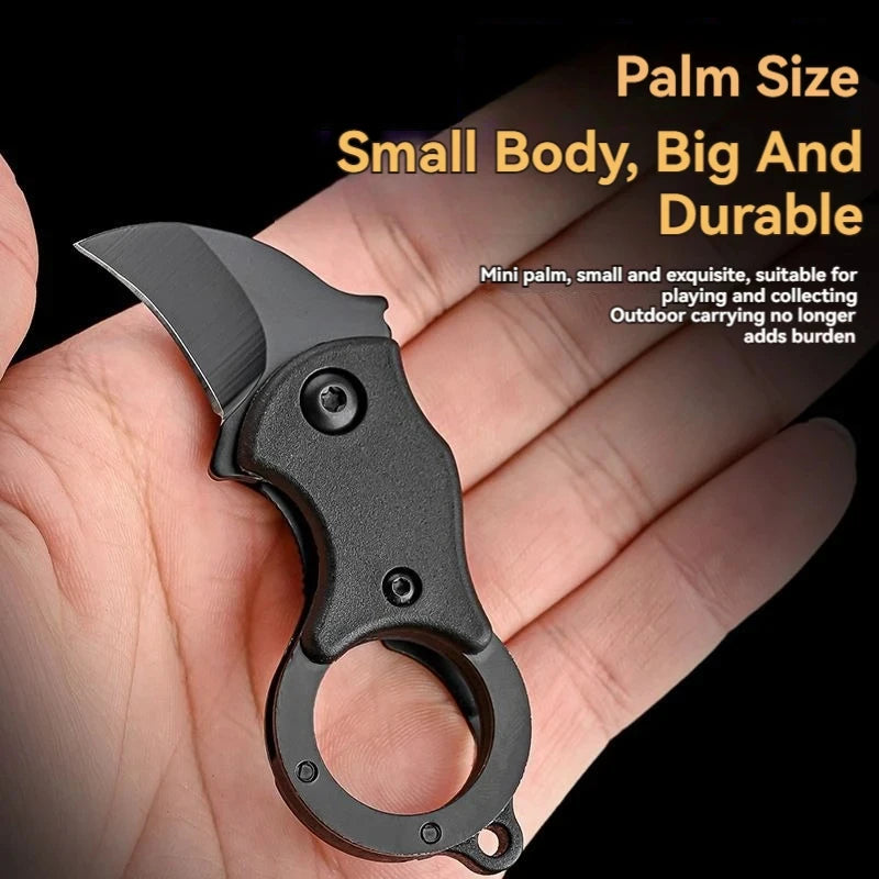 Mini Keychain Pocket Knife β Stainless Steel EDC Blade with Chain