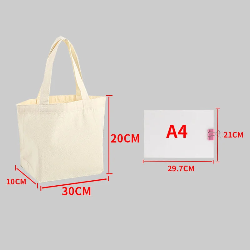 Canvas Tote β Large Eco-Friendly Shopping Bag for DIY Design